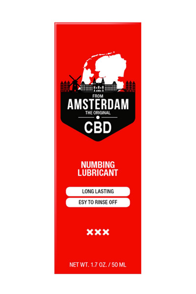 Lubrifiant anesthésiant infusé au CBD from Amsterdam 50ml