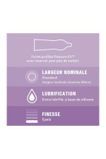2 préservatifs sans latex Durex Nude