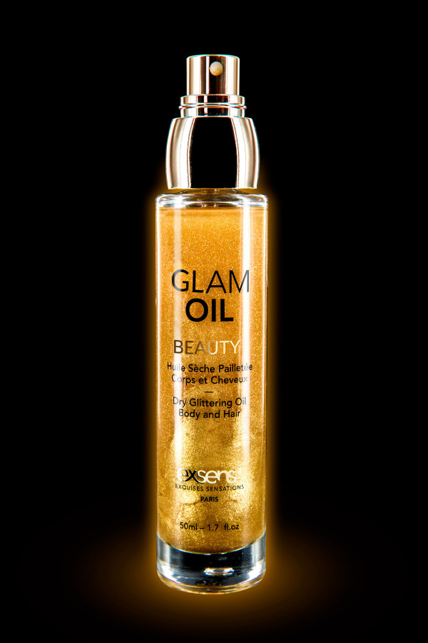 Huile sèche pailletée corps et cheveux Exsens Glam Oil 50ml