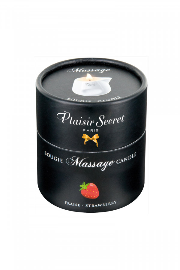 Bougie de massage fraise 80ml