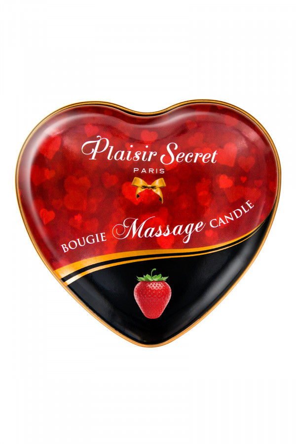 Mini-bougie de massage fraise 35ml
