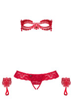Ensemble masque mitaine et string