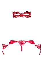 Ensemble masque mitaine et string