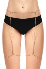 Porte-jarretelles jarretières doré