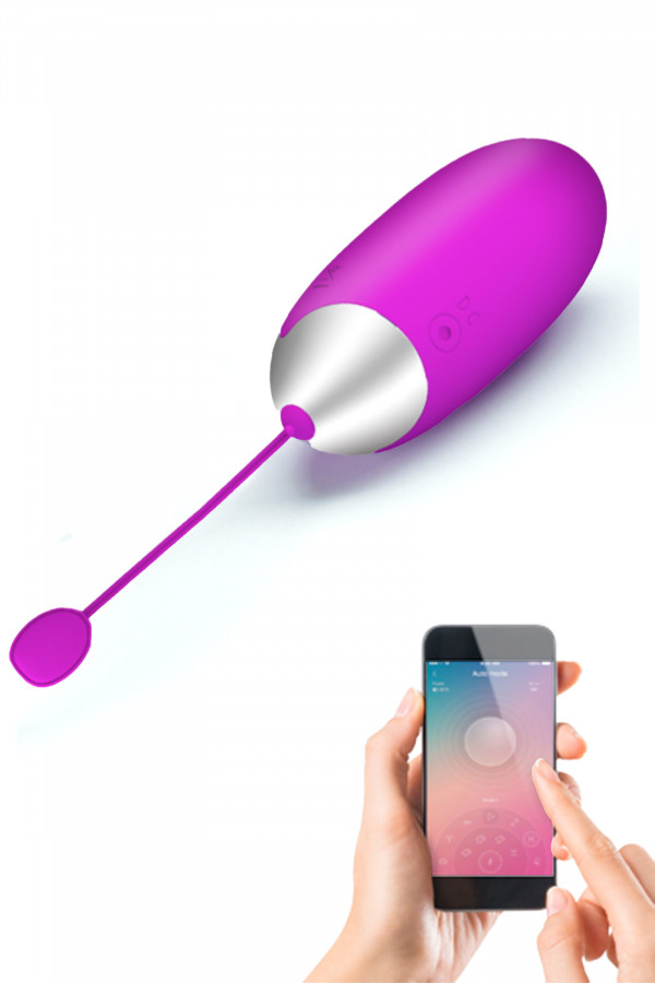 Oeuf Vibrant Connecté Abner - Contrôle App, Plaisir à Distance | Pretty Love