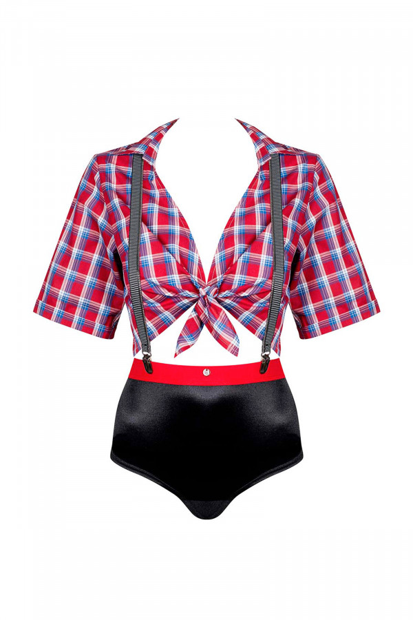 Ensemble costume worker girl Obsessive pas cher