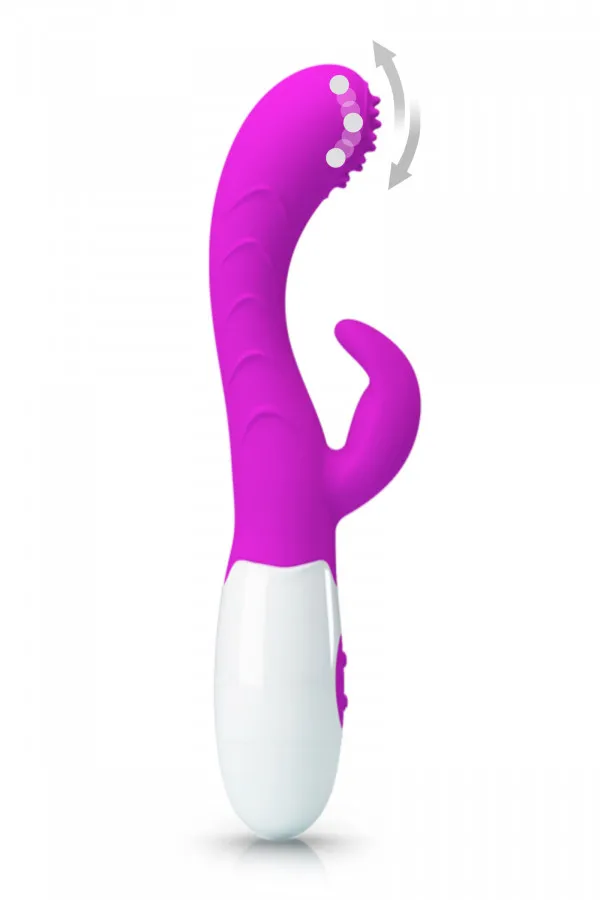 Vibromasseur Rabbit Doigt Pretty Love : Vibrations & Ondulations Sensuelles
