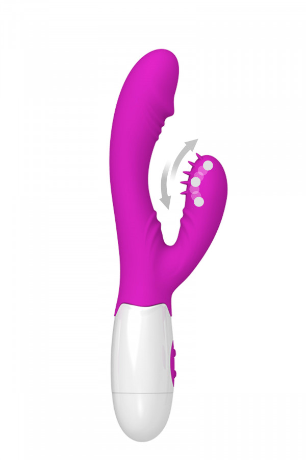 Rabbit Va-et-Vient Pretty Love : Vibromasseur réaliste, plaisir intense