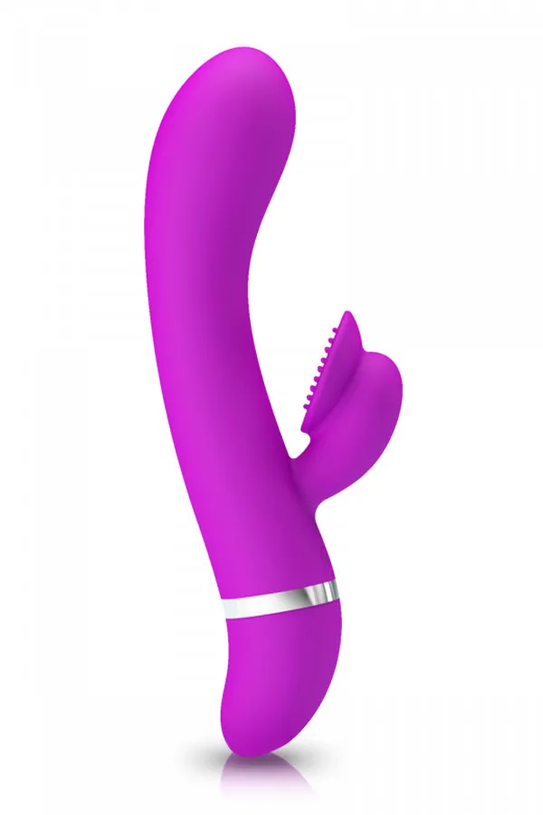 Vibromasseur Rabbit Pretty Love - Double Stimulation, Picots Tactiles | Concorde Love