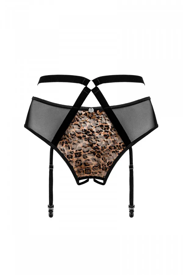 Porte-Jarretelles culotte ouverte Allunes - Obsessive