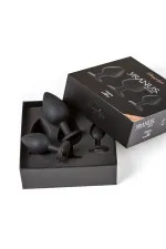Coffret de 3 plugs anal Yranus Séries Titans