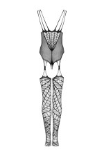 Combinaison en résilles à motifs géométriques