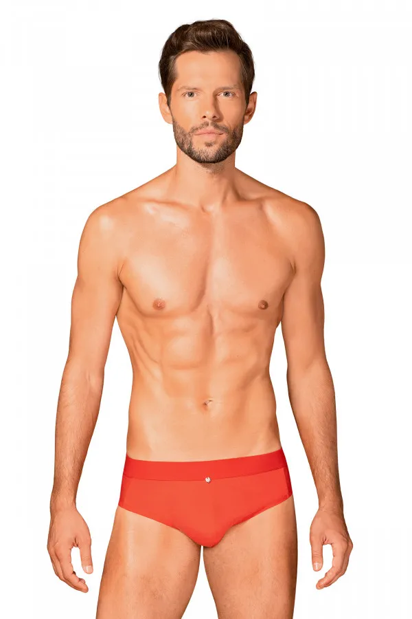 Slip homme Boldero noir de Obsessive