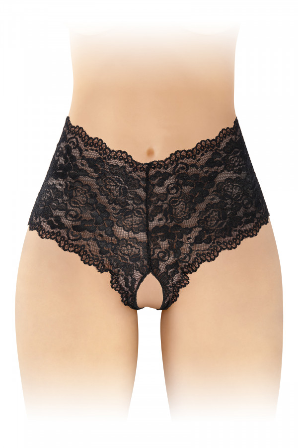 Boxer ouvert en dentelle Julia