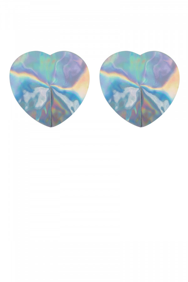 Nippies hologramme forme coeur adhésifs