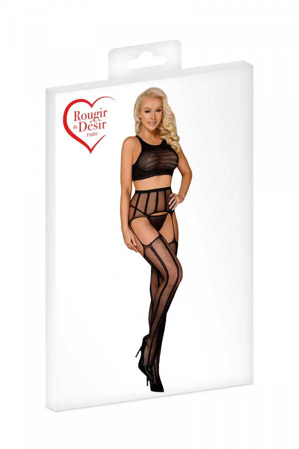 Ensemble top et collants à découpes sexy de Rougir de Désir