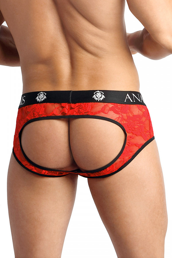 Jockbikini en dentelle transparente