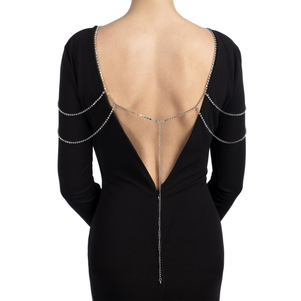 Chaîne de taille taille ou épaules dorée avec strass