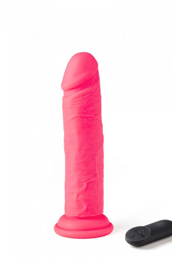 Gode réaliste vibrant avec télécommande violet R15 de Virgite