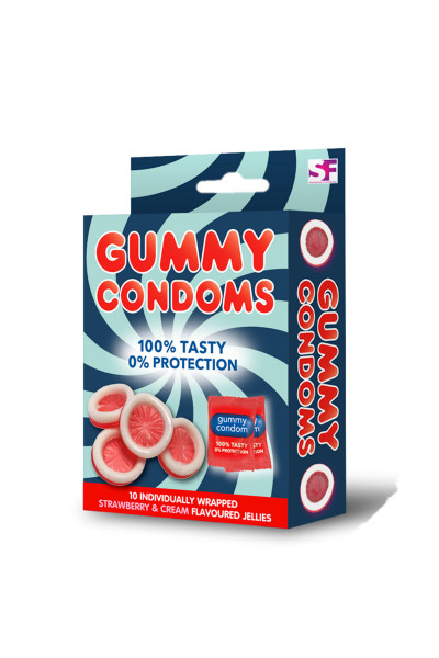 Bonbons préservatifs à la fraise