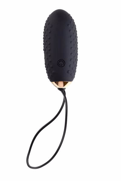 Oeuf vibrant à picots télécommandé G4 "Black Edition" de Virgite