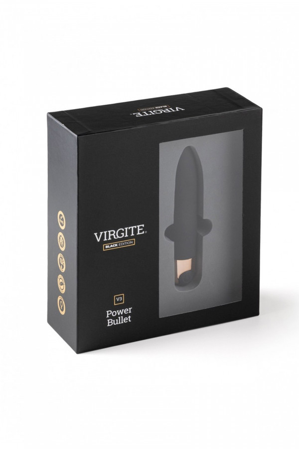 Power Bullet V3, mini vibromasseur Black Edition