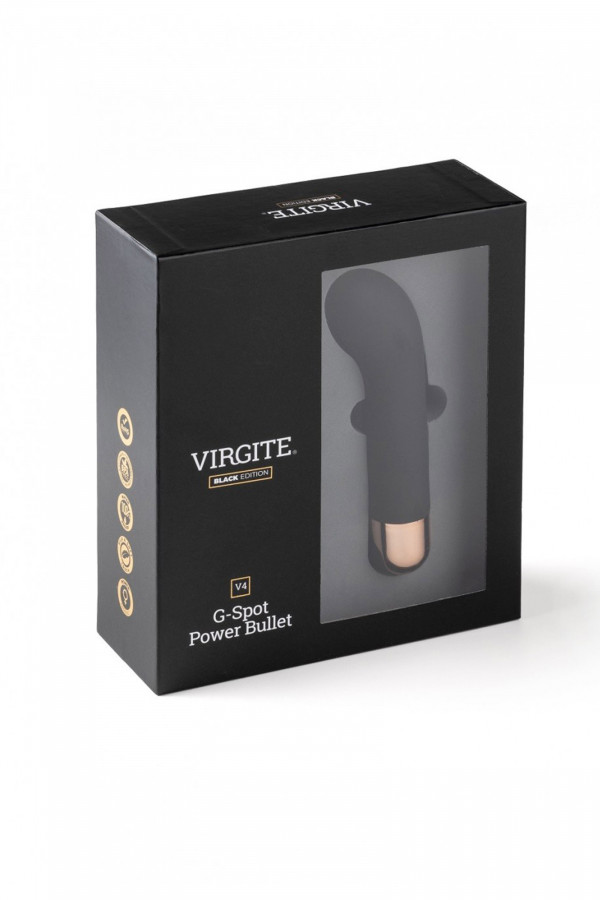 Vibromasseur point G Power Bullet V4 noir