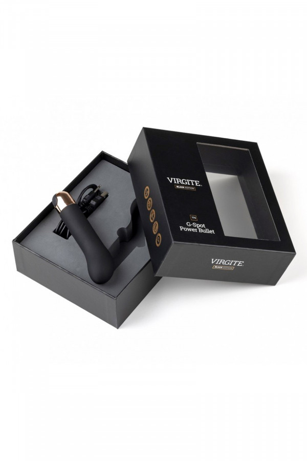 Vibromasseur point G Power Bullet V4 noir