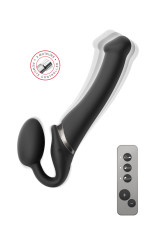 Gode ceinture sans harnais vibrant et télécommandé