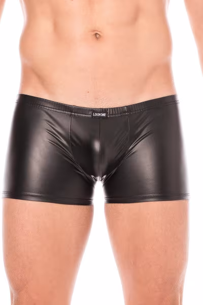 Boxer homme simili cuir Look Me