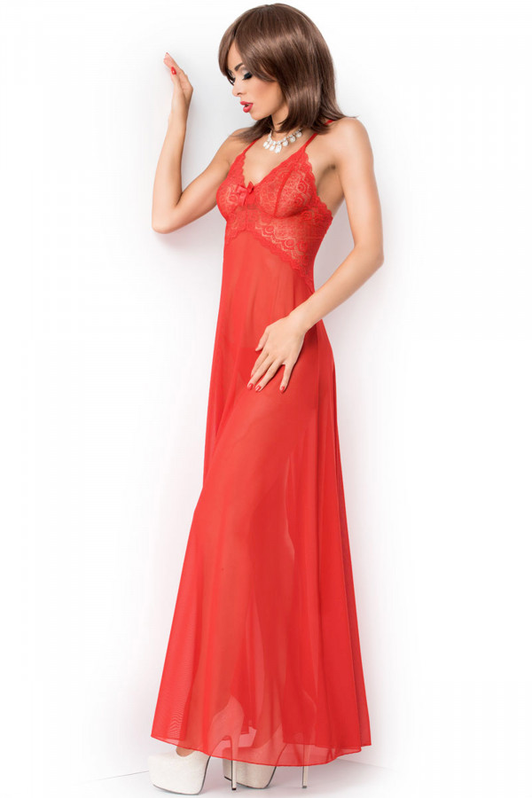 Longue nuisette transparente avec String de Chilirose