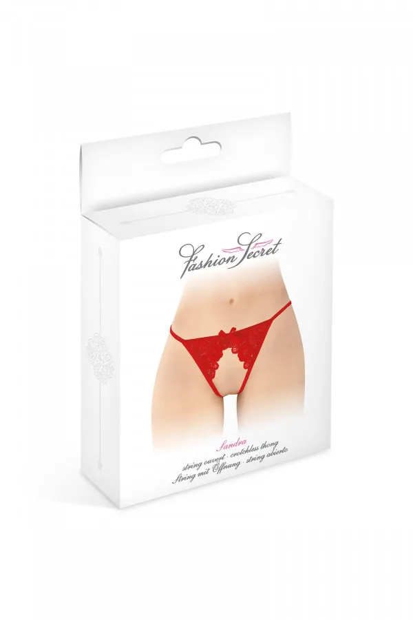 String Ficelle Ouvert Sandra - Lingerie Sexy Concorde Love