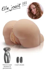Fessier masturbateur vagin et anus vibrant