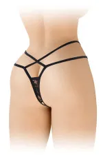 String ouvert dentelle et ornements