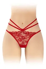 Culotte ouverte dentelle et ornements