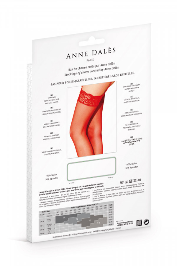 Bas jarretière en dentelle Bruna