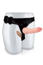 Double gode ceinture avec harnais