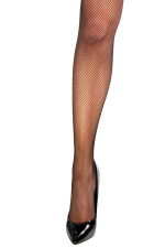 Collants résille ouvert effet croisé