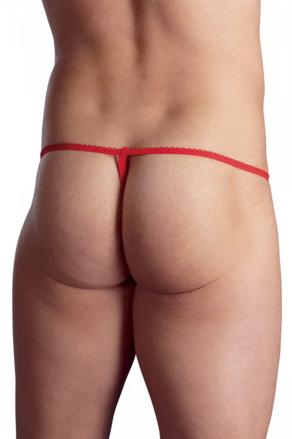 String Homme Cadeau en Velours et Satin - Concorde Love