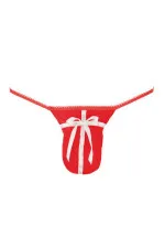 String homme cadeau velours et satin
