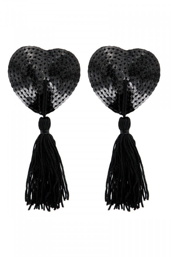 Cache-tétons cœur et pompons - Accessoires sexy Concorde Love