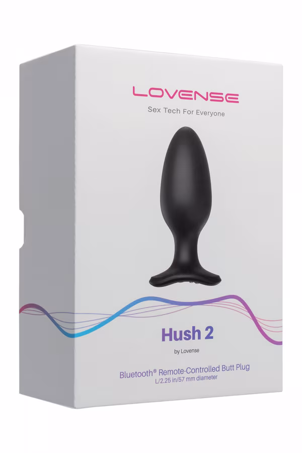 Plug vibrant connecté Hush 2  Taille XS de Lovense