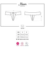 String ouvert en dentelle Miamor