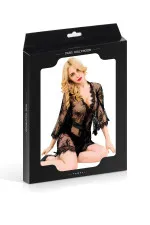 Déshabillé sexy transparent et string