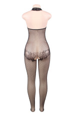 Bodystocking résille ouvert