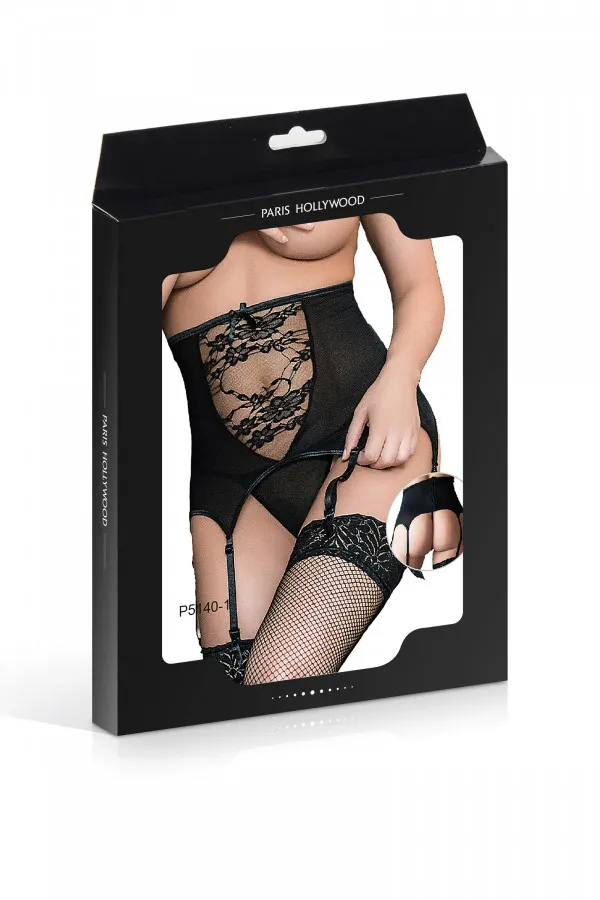 Serre-taille jarretelles avec string - Porte-jarretelles sexy