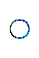 Rainbow Ring, cockring en acier arc-en-ciel