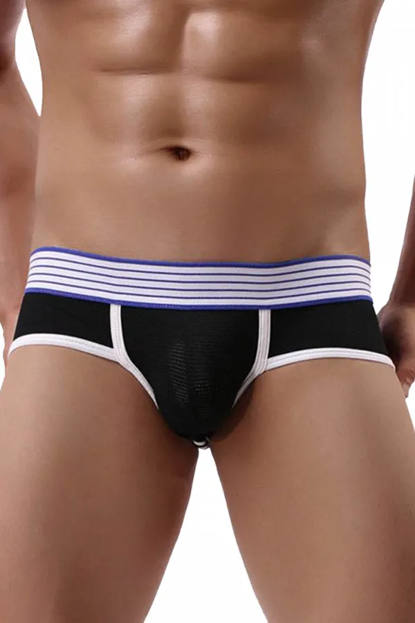 Jock-strap : lingerie homme jock-strap noir