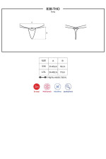 String ajouré avec bijou