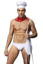 Costume sexy de cuisinier complet